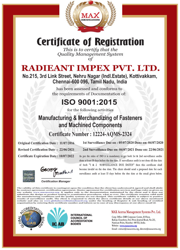 Certificate of Registration